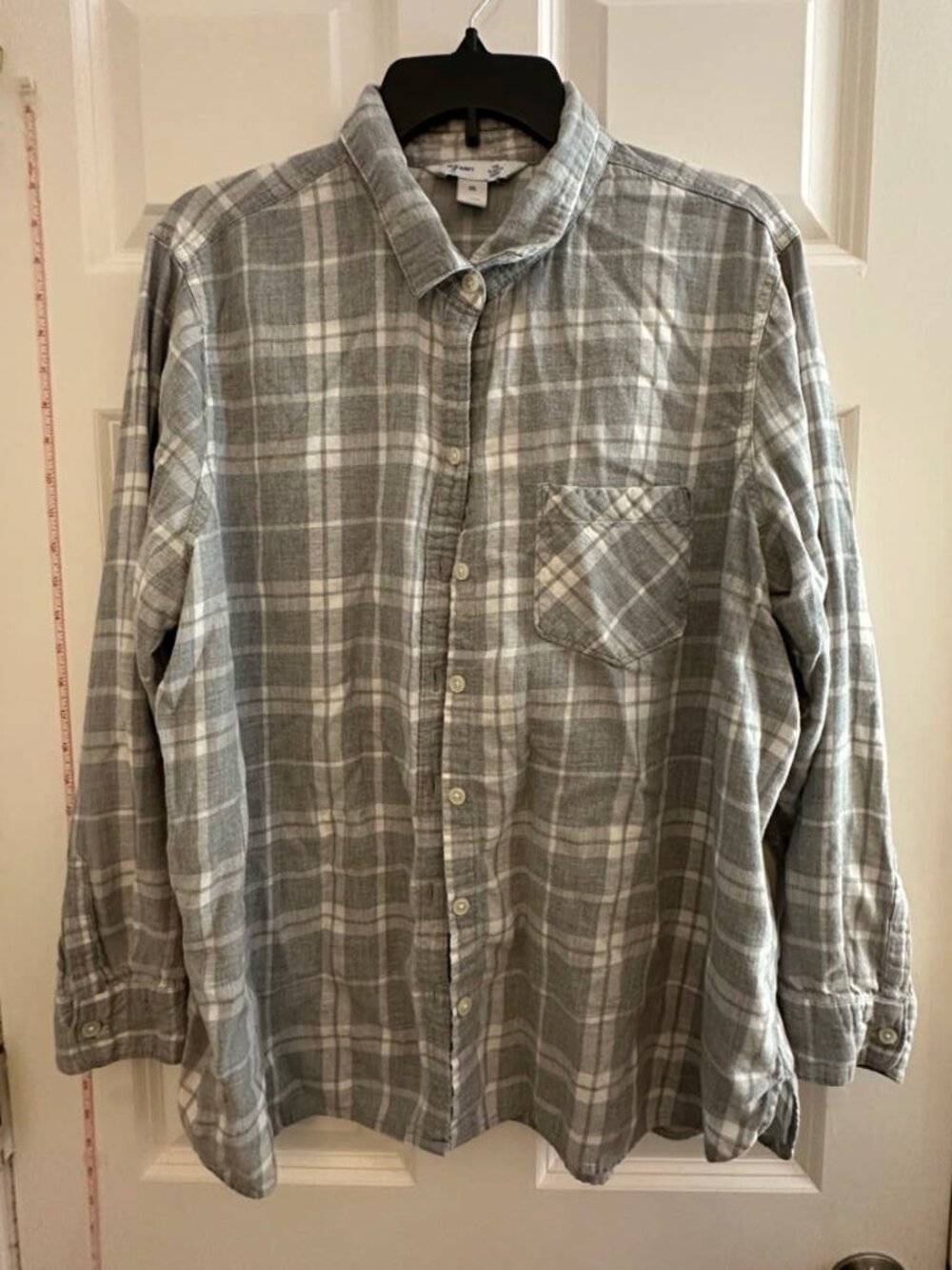 Old Navy Classic Plaid Button‑Up Shirt – XXL – 100% Cotton